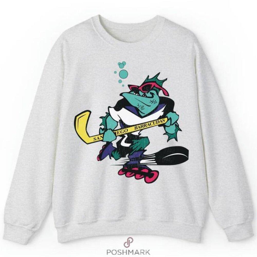 1993 San Diego Barracudas Hockey Ncaa Sweatshirt Teresafarnell55